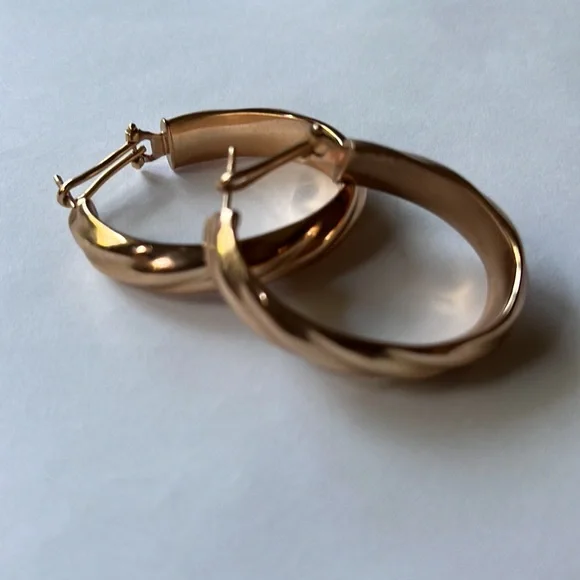 🔥 MILOR ROSE GOLD EARRINGS 🔥 - Picture 3 of 16